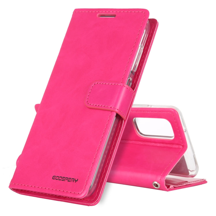 For Galaxy S20 GOOSPERY BLUE MOON DIARY Crazy Horse Texture Horizontal Flip Leather Case With Bracket & Card Slot & Wallet