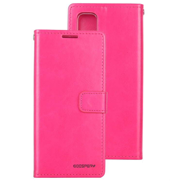 For Galaxy S20 GOOSPERY BLUE MOON DIARY Crazy Horse Texture Horizontal Flip Leather Case With Bracket & Card Slot & Wallet