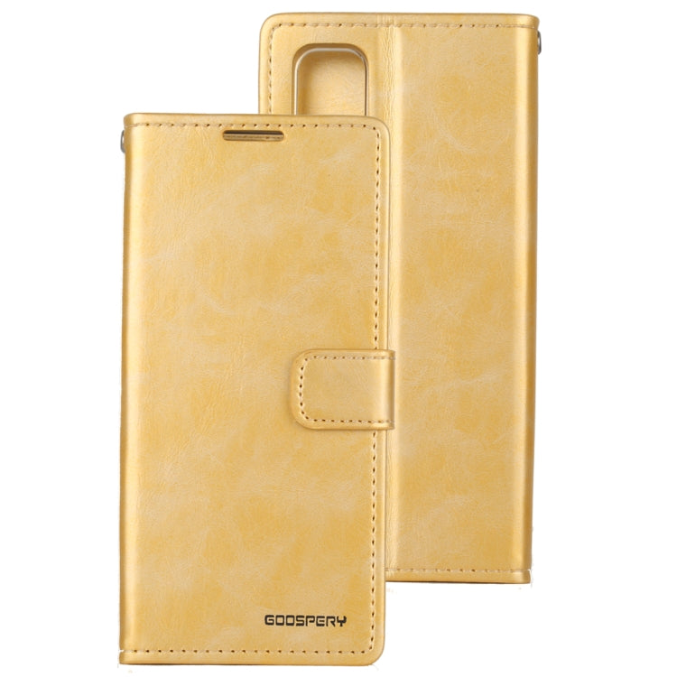 For Galaxy S20 GOOSPERY BLUE MOON DIARY Crazy Horse Texture Horizontal Flip Leather Case With Bracket & Card Slot & Wallet