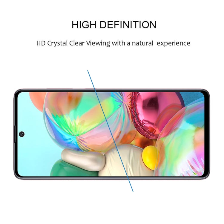 For Galaxy A71 / A71s 5G UW 9H Surface Hardness 2.5D Full Glue Full Screen Tempered Glass Film