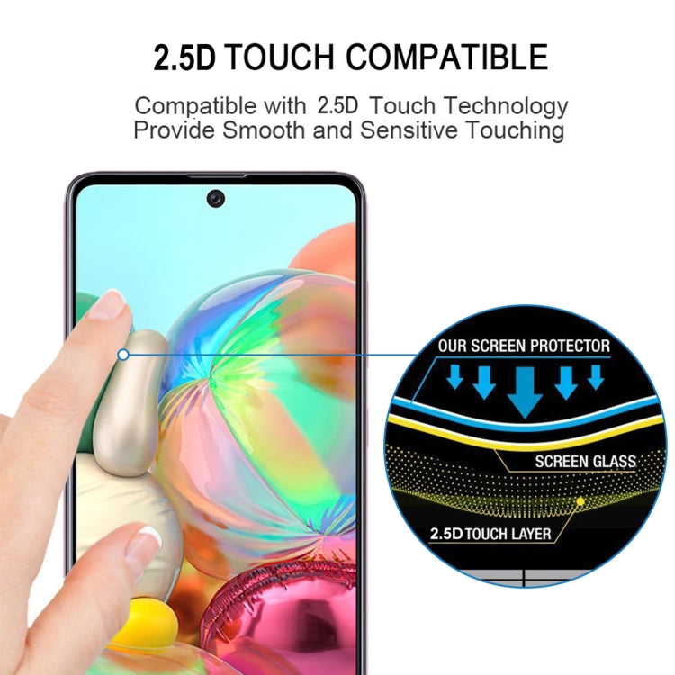 For Galaxy A71 / A71s 5G UW 9H Surface Hardness 2.5D Full Glue Full Screen Tempered Glass Film