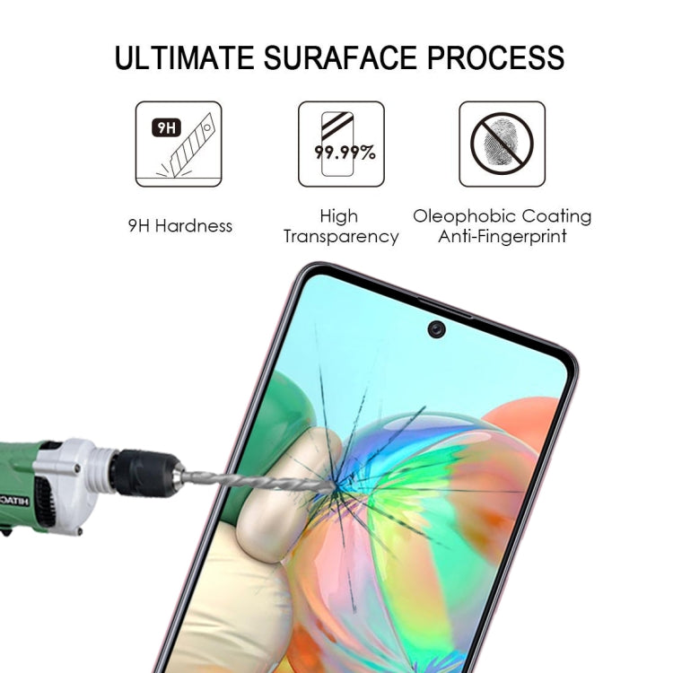 For Galaxy A71 / A71s 5G UW 9H Surface Hardness 2.5D Full Glue Full Screen Tempered Glass Film