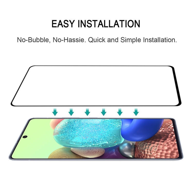 For Samsung Galaxy A71 5G/M54/F54 9H Surface Hardness 2.5D Full Glue Full Screen Tempered Glass Film