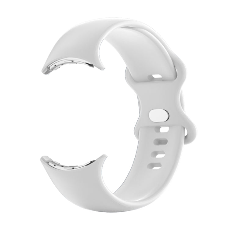 For Google Pixel Watch Single Color Silicone Watch Band Man