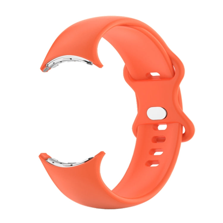 For Google Pixel Watch Single Color Silicone Watch Band Man