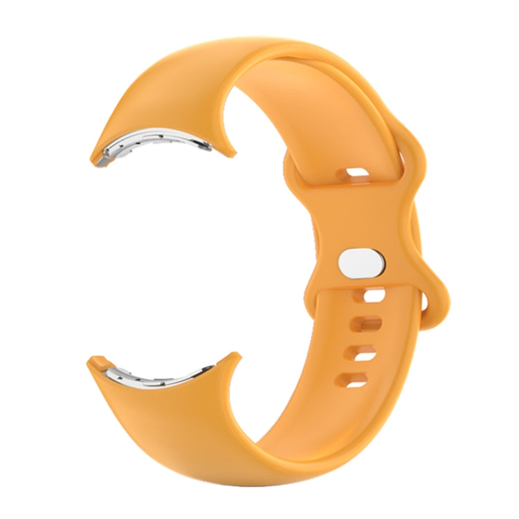 For Google Pixel Watch Single Color Silicone Watch Band Man