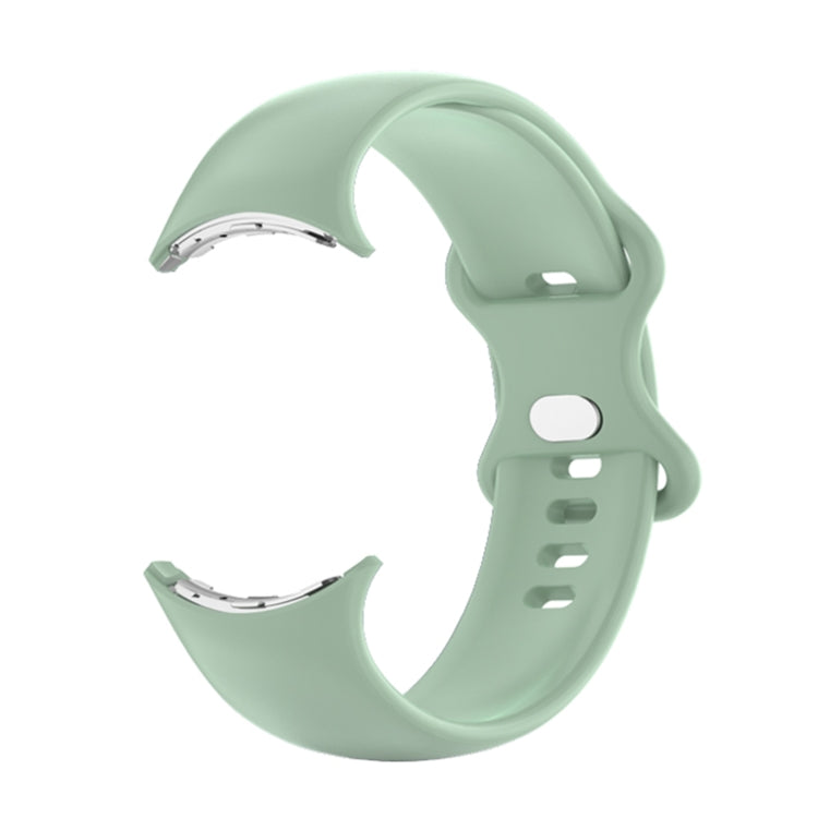 For Google Pixel Watch Single Color Silicone Watch Band Man