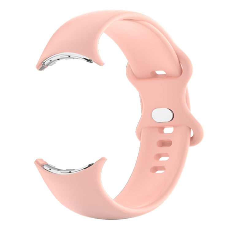 For Google Pixel Watch Single Color Silicone Watch Band Man