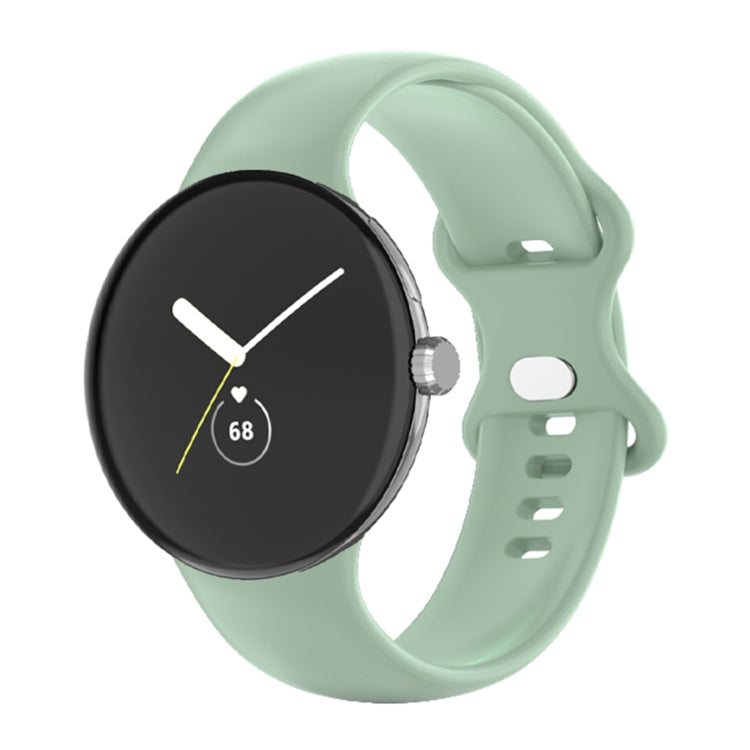 For Google Pixel Watch Single Color Silicone Watch Band Women