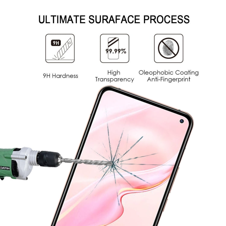 For Vivo X30 9H Surface Hardness 2.5D Full Glue Full Screen Tempered Glass Film