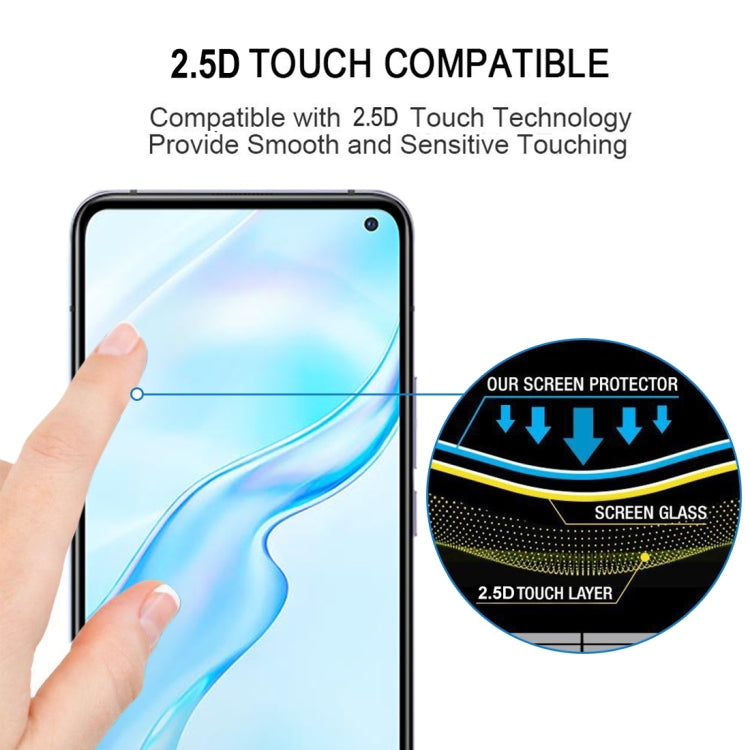 For Vivo X30 Pro 9H Surface Hardness 2.5D Full Glue Full Screen Tempered Glass Film