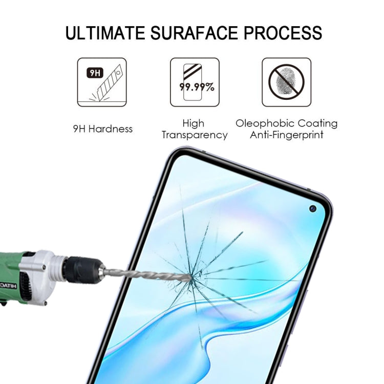 For Vivo X30 Pro 9H Surface Hardness 2.5D Full Glue Full Screen Tempered Glass Film