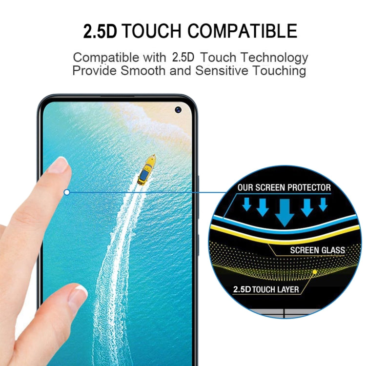 For Vivo V17 9H Surface Hardness 2.5D Full Glue Full Screen Tempered Glass Film