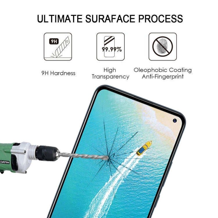 For Vivo V17 9H Surface Hardness 2.5D Full Glue Full Screen Tempered Glass Film