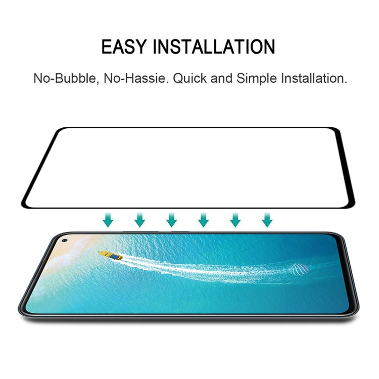 For Vivo V17 9H Surface Hardness 2.5D Full Glue Full Screen Tempered Glass Film