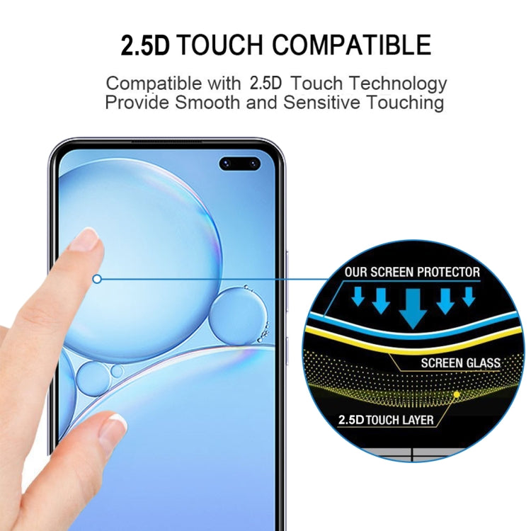 For Vivo V19 9H Surface Hardness 2.5D Full Glue Full Screen Tempered Glass Film