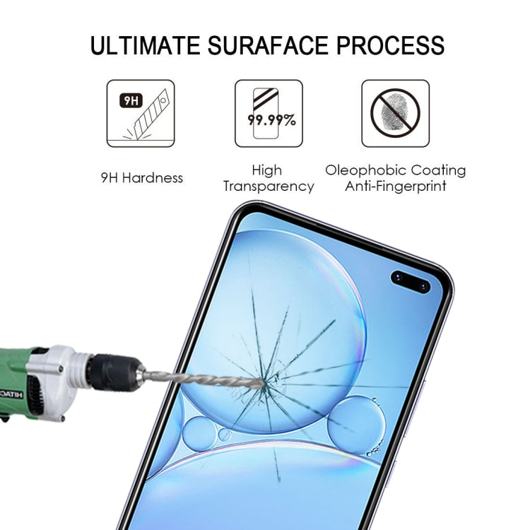 For Vivo V19 9H Surface Hardness 2.5D Full Glue Full Screen Tempered Glass Film