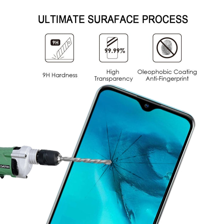 For Vivo Y11 2019 9H Surface Hardness 2.5D Full Glue Full Screen Tempered Glass Film