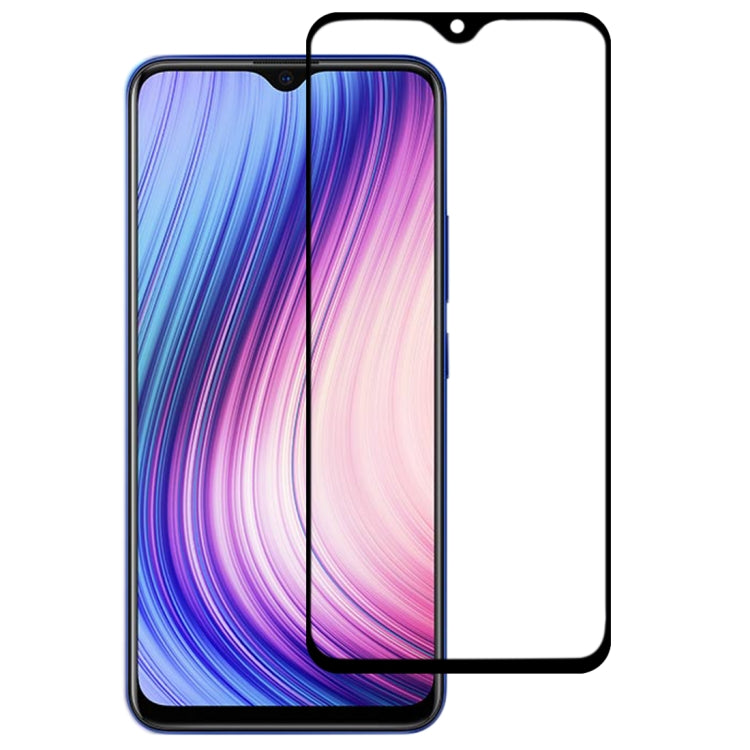For Vivo Y5s 9H Surface Hardness 2.5D Full Glue Full Screen Tempered Glass Film