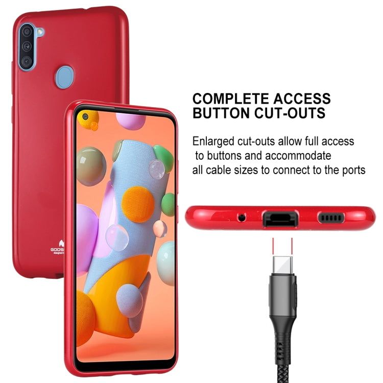 GOOSPERY JELLY Full Coverage Soft Case For Galaxy A11