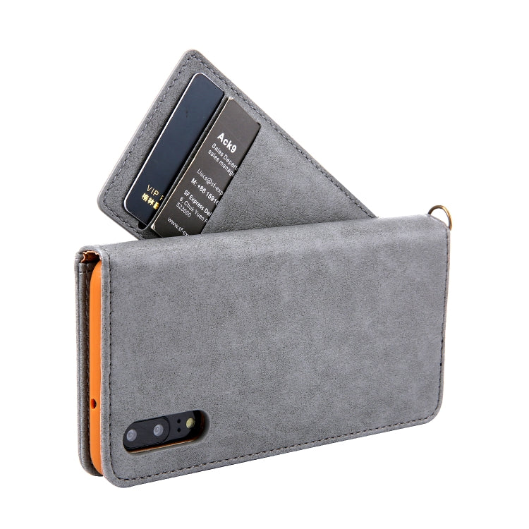 For Huawei P20 CMai2 Kaka Series Litchi Texture Horizontal Flip Leather Case with Holder & Card Slots