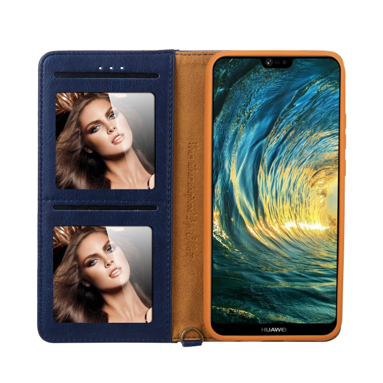 For Huawei P20 Lite CMai2 Kaka Series Litchi Texture Horizontal Flip Leather Case with Holder & Card Slots