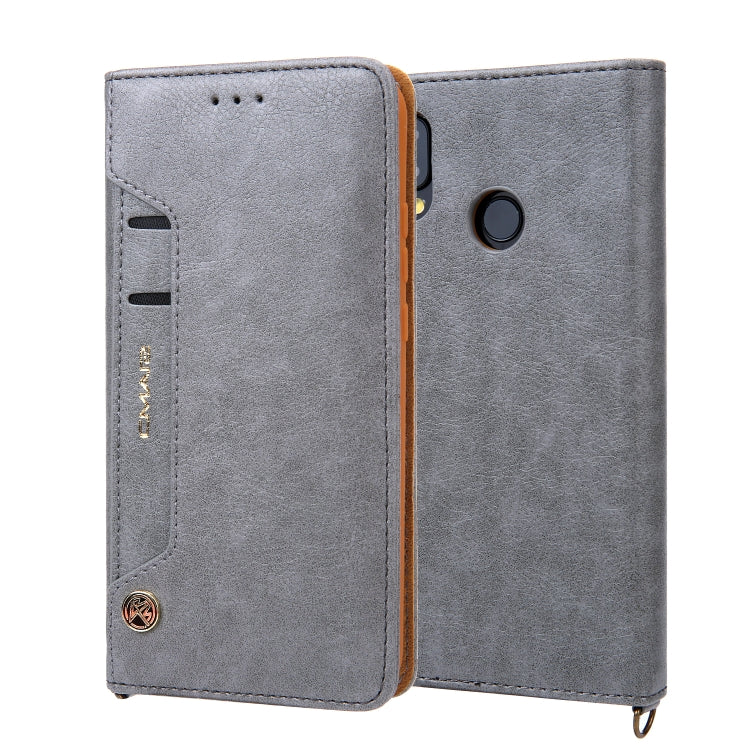 For Huawei P20 Lite CMai2 Kaka Series Litchi Texture Horizontal Flip Leather Case with Holder & Card Slots