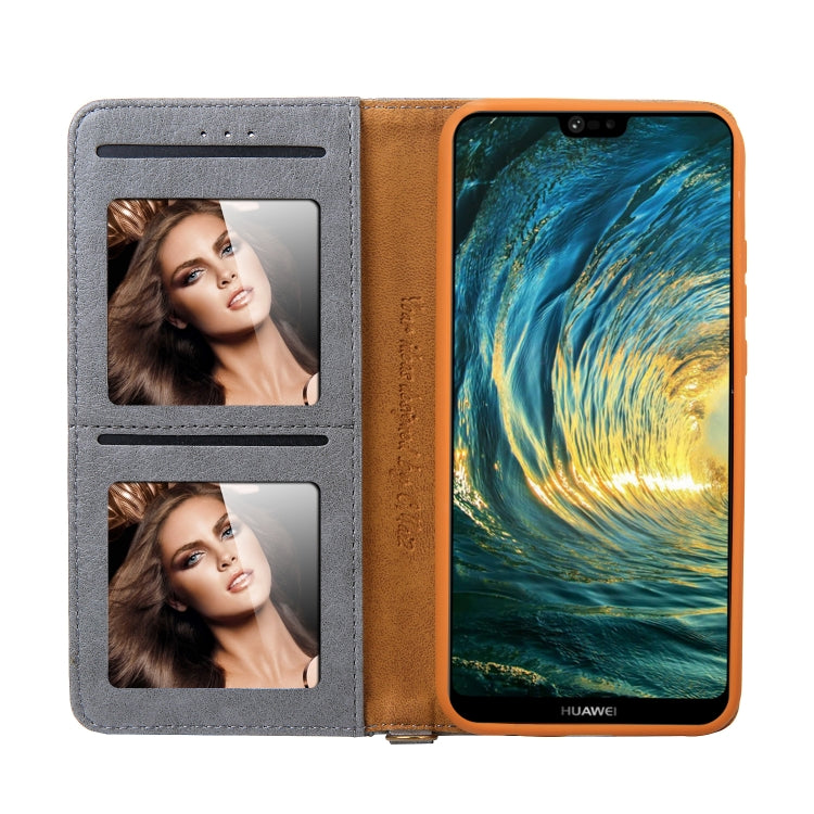 For Huawei P20 Lite CMai2 Kaka Series Litchi Texture Horizontal Flip Leather Case with Holder & Card Slots