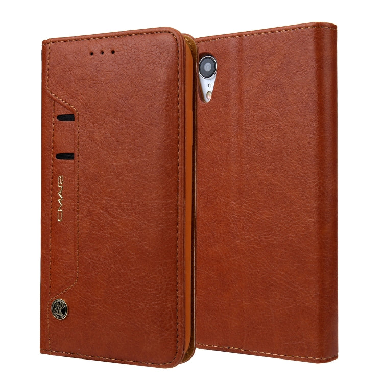 For iPhone XR CMai2 Kaka Series Litchi Texture Horizontal Flip Leather Case with Holder & Card Slots