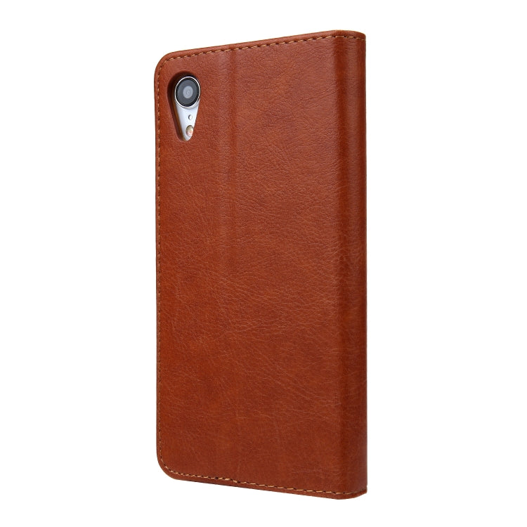 For iPhone XR CMai2 Kaka Series Litchi Texture Horizontal Flip Leather Case with Holder & Card Slots