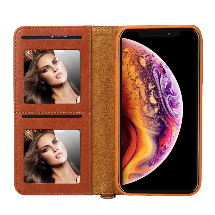 For iPhone XR CMai2 Kaka Series Litchi Texture Horizontal Flip Leather Case with Holder & Card Slots