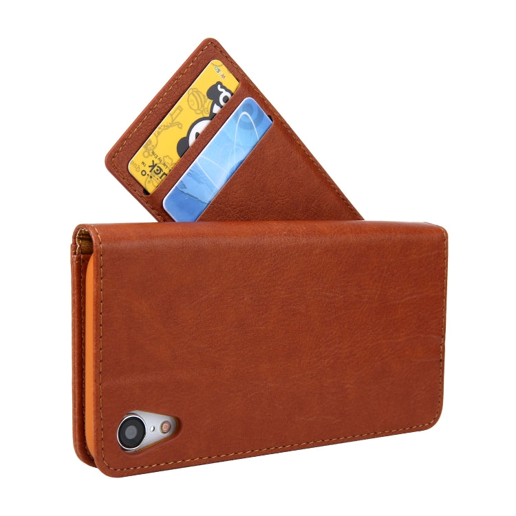 For iPhone XR CMai2 Kaka Series Litchi Texture Horizontal Flip Leather Case with Holder & Card Slots
