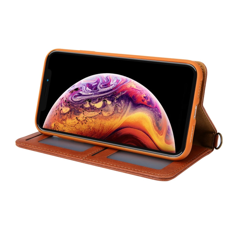 For iPhone XR CMai2 Kaka Series Litchi Texture Horizontal Flip Leather Case with Holder & Card Slots