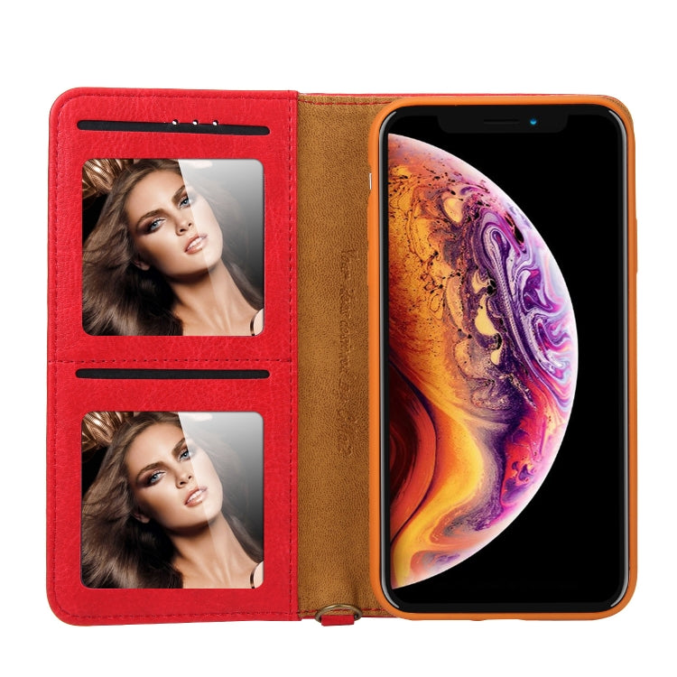 For iPhone XR CMai2 Kaka Series Litchi Texture Horizontal Flip Leather Case with Holder & Card Slots