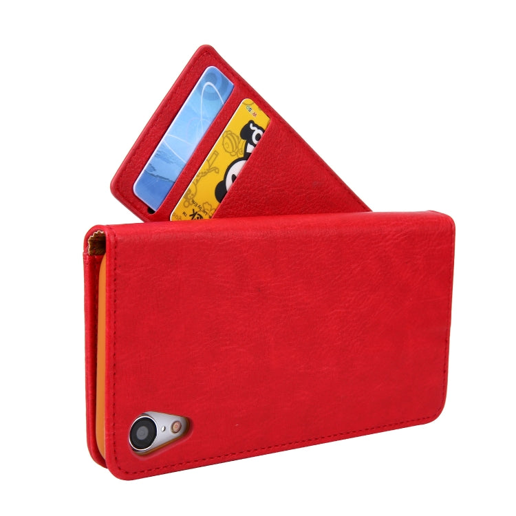 For iPhone XR CMai2 Kaka Series Litchi Texture Horizontal Flip Leather Case with Holder & Card Slots