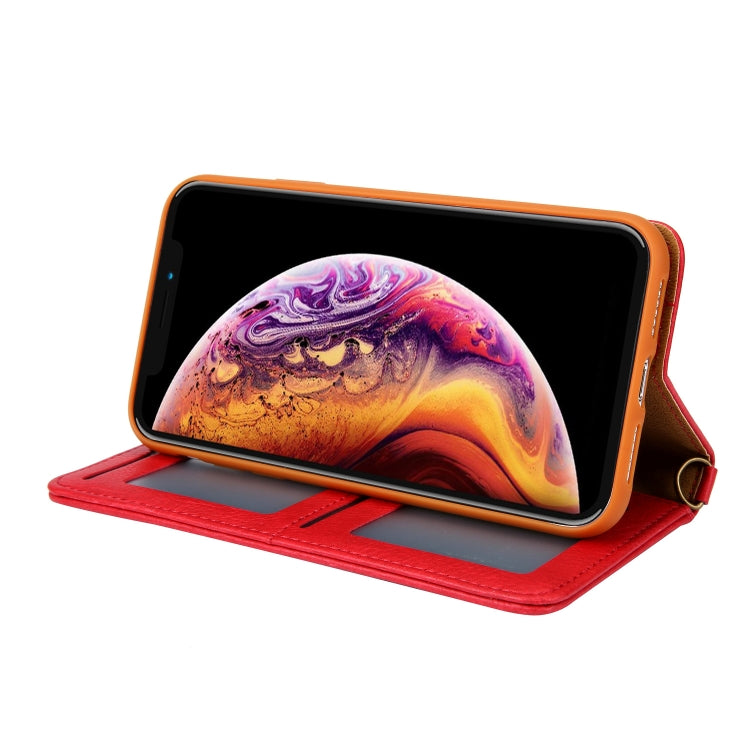 For iPhone XR CMai2 Kaka Series Litchi Texture Horizontal Flip Leather Case with Holder & Card Slots