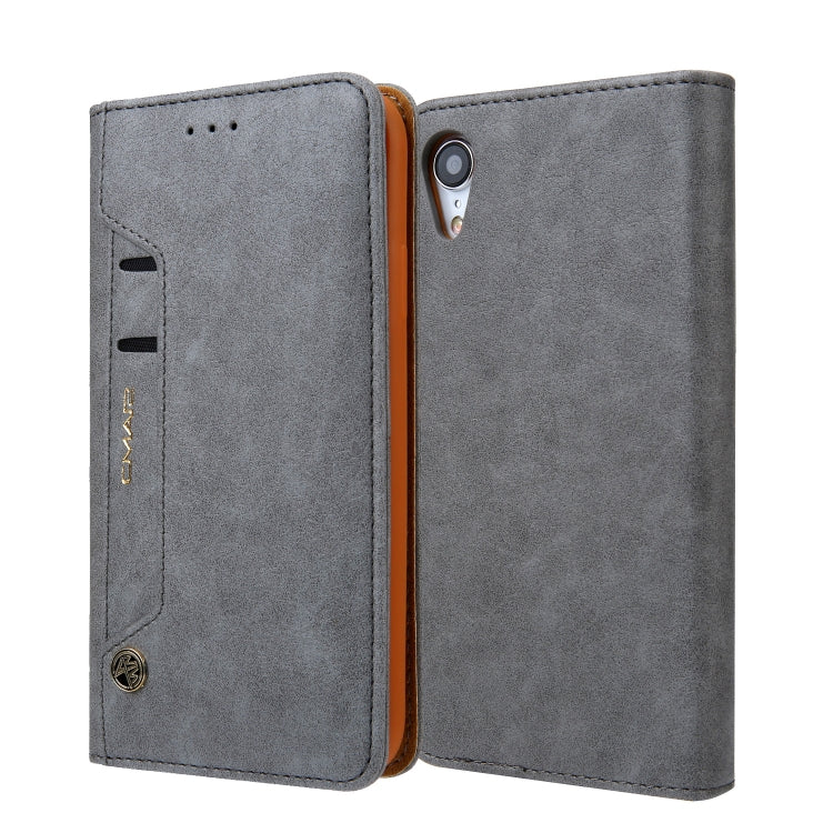 For iPhone XR CMai2 Kaka Series Litchi Texture Horizontal Flip Leather Case with Holder & Card Slots