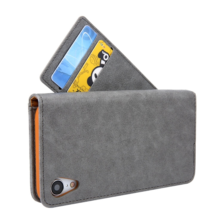 For iPhone XR CMai2 Kaka Series Litchi Texture Horizontal Flip Leather Case with Holder & Card Slots