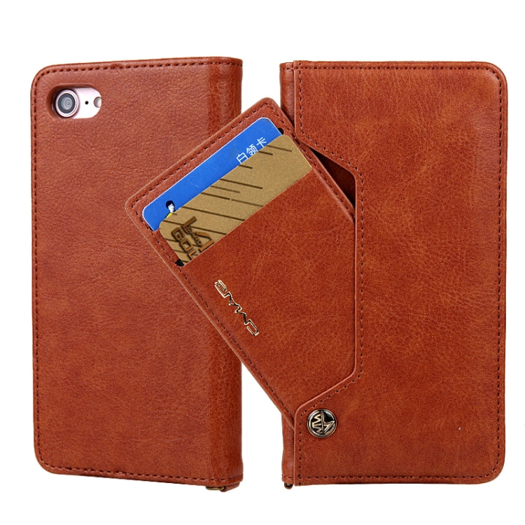 For iPhone SE 2022 / SE 2020 / 8 / 7 CMai2 Kaka Series Litchi Texture Horizontal Flip Leather Case with Holder & Card Slots