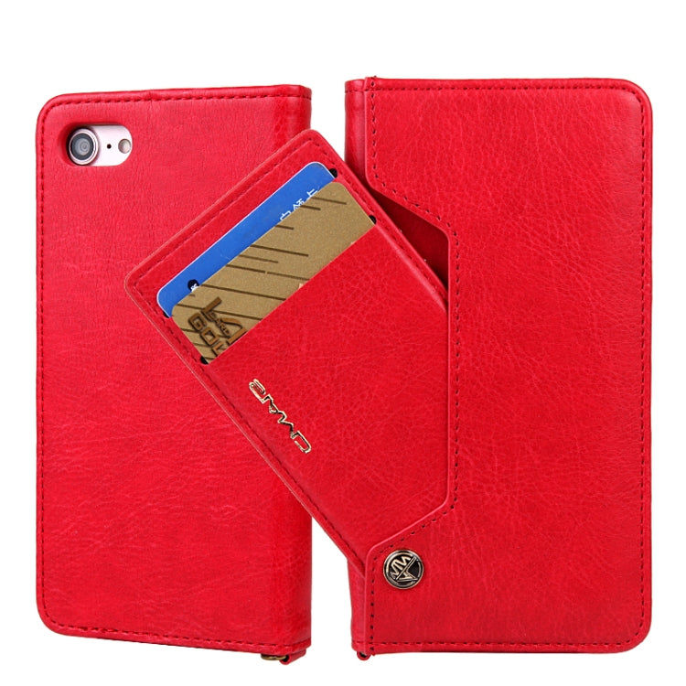 For iPhone SE 2022 / SE 2020 / 8 / 7 CMai2 Kaka Series Litchi Texture Horizontal Flip Leather Case with Holder & Card Slots