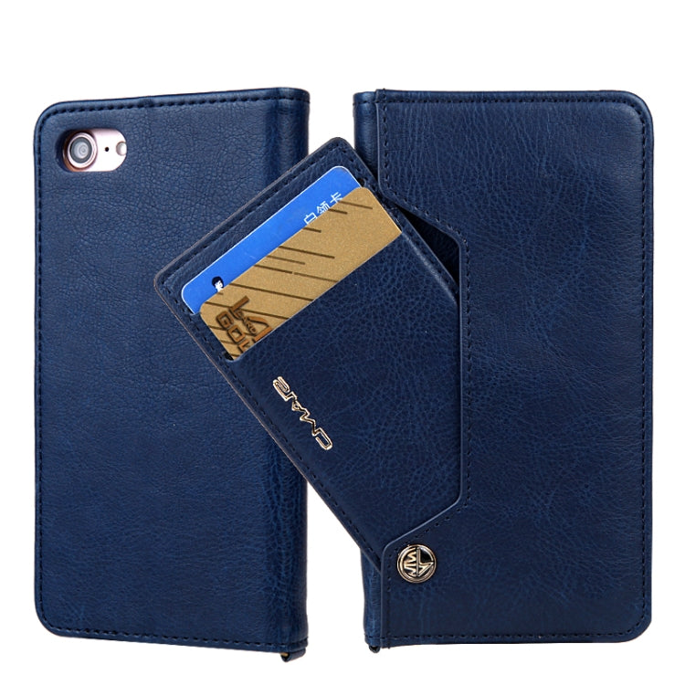 For iPhone SE 2022 / SE 2020 / 8 / 7 CMai2 Kaka Series Litchi Texture Horizontal Flip Leather Case with Holder & Card Slots