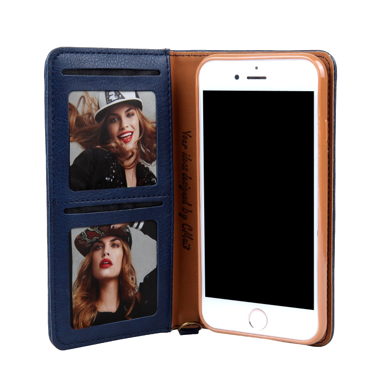 For iPhone SE 2022 / SE 2020 / 8 / 7 CMai2 Kaka Series Litchi Texture Horizontal Flip Leather Case with Holder & Card Slots