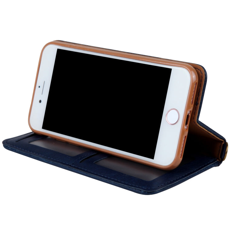 For iPhone SE 2022 / SE 2020 / 8 / 7 CMai2 Kaka Series Litchi Texture Horizontal Flip Leather Case with Holder & Card Slots
