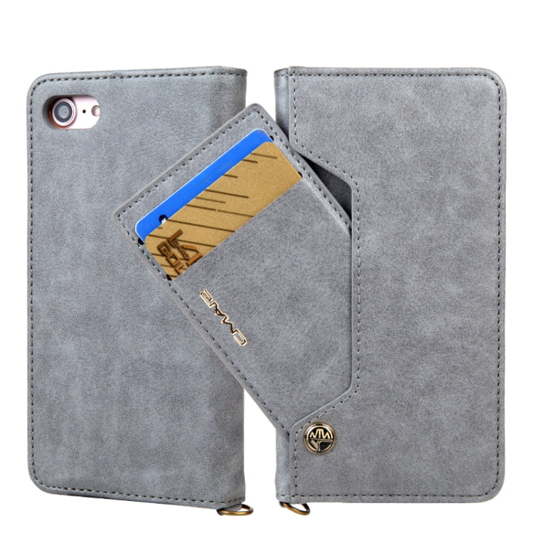 For iPhone SE 2022 / SE 2020 / 8 / 7 CMai2 Kaka Series Litchi Texture Horizontal Flip Leather Case with Holder & Card Slots
