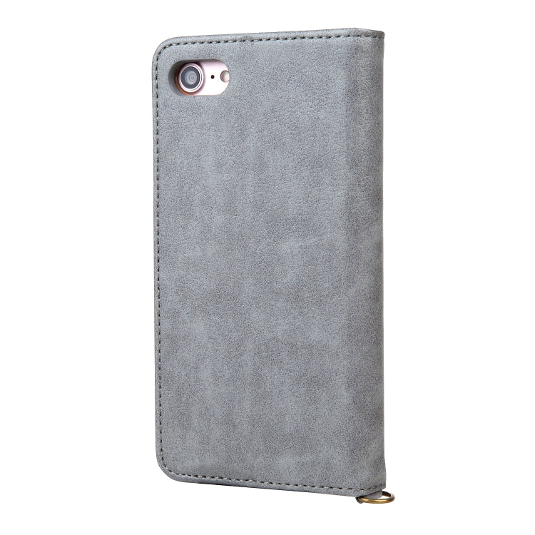 For iPhone SE 2022 / SE 2020 / 8 / 7 CMai2 Kaka Series Litchi Texture Horizontal Flip Leather Case with Holder & Card Slots