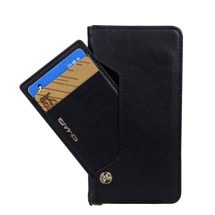 For iPhone SE 2022 / SE 2020 / 8 / 7 CMai2 Kaka Series Litchi Texture Horizontal Flip Leather Case with Holder & Card Slots