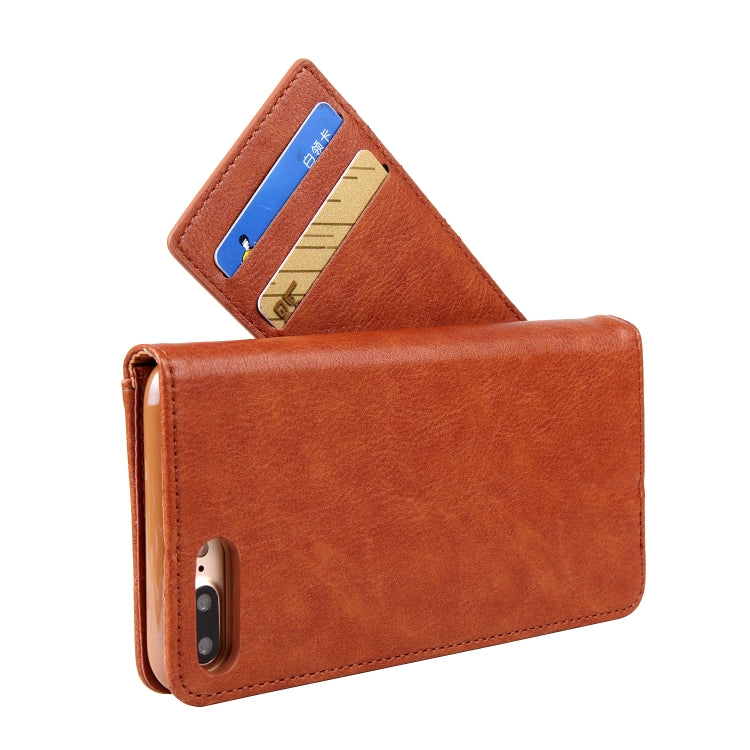For iPhone 8 Plus / 7 Plus CMai2 Kaka Series Litchi Texture Horizontal Flip Leather Case with Holder & Card Slots