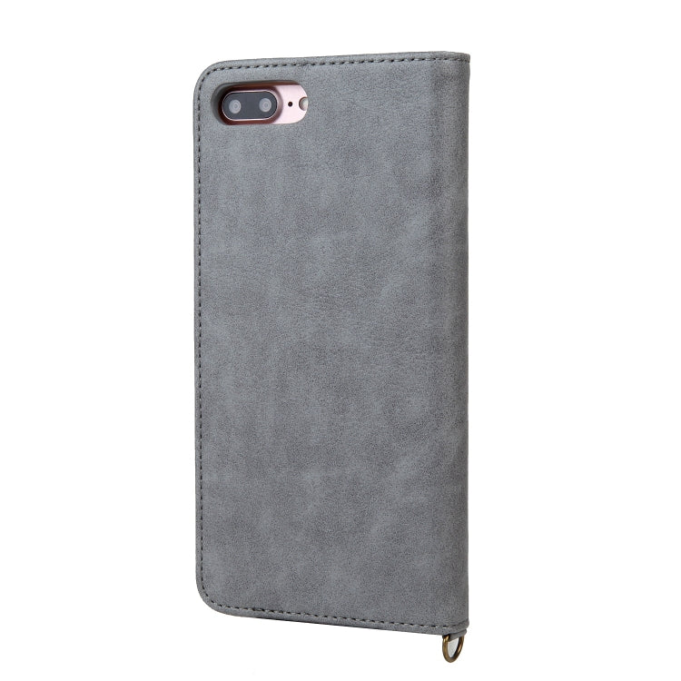 For iPhone 8 Plus / 7 Plus CMai2 Kaka Series Litchi Texture Horizontal Flip Leather Case with Holder & Card Slots