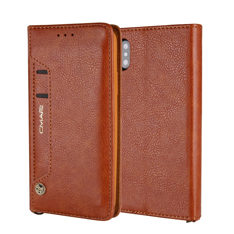 For iPhone X / XS CMai2 Kaka Series Litchi Texture Horizontal Flip Leather Case with Holder & Card Slots