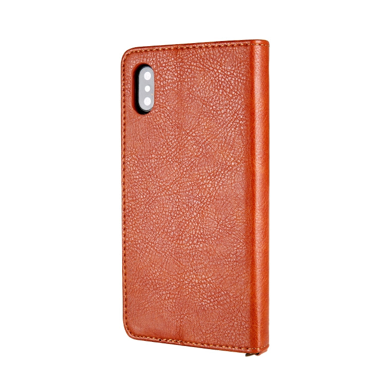 For iPhone X / XS CMai2 Kaka Series Litchi Texture Horizontal Flip Leather Case with Holder & Card Slots
